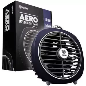 USB-вентилятор Kolink Aero K22USB-NB — компактный тёмно-синий USB-охладитель для стола/корпуса