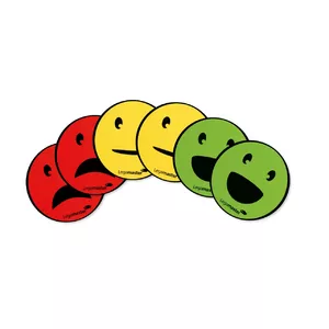 Board magnet Legamaster magnetic symbol emoticon assorted 50mm 6pcs