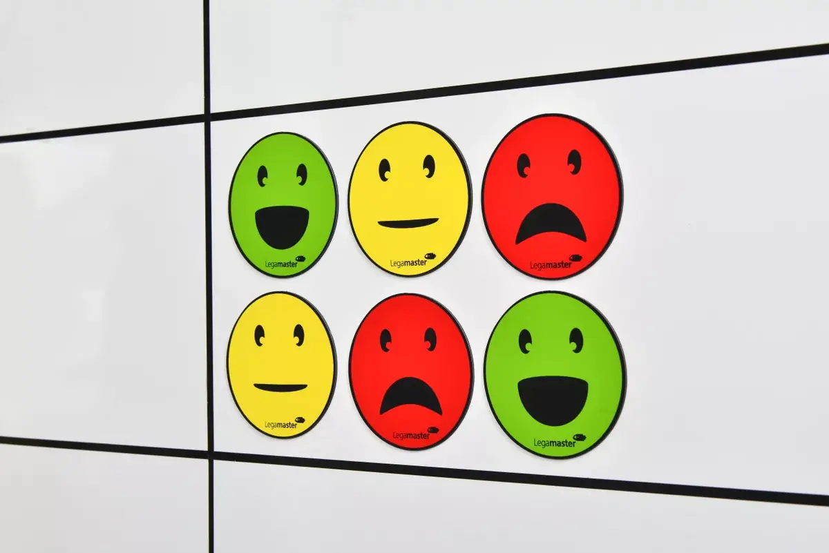 Board magnet Legamaster magnetic symbol emoticon assorted 50mm 6pcs Photo 11