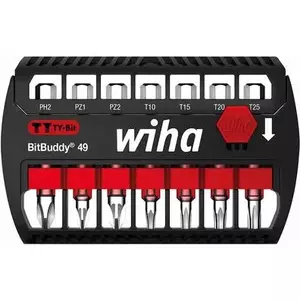 Screwdriver Bit Set wiha SB 7946TY-904 49 pieces with magnetic bit holder