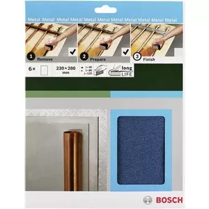 Slīpfila komplekts Bosch 2609256C43 — graudainība 40, 80, 120