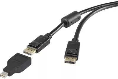 DisplayPort uz Mini DisplayPort kabelis Renkforce