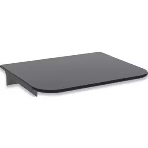 AV equipment shelf Techly ICA-DRS-504 Black Glass