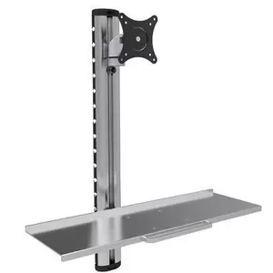 Monitoru stiprinājums Techly ICA-PLW 01 68.6 cm (27") sienas sudrabs