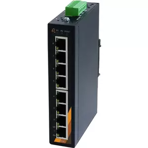 Network switch Exsys EX-6205 8‑port 10/100Tx with 12–48VDC power input