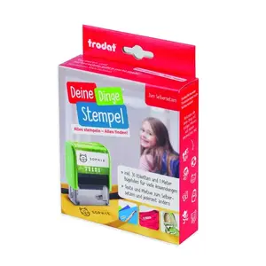 Trodat 150529 Rectangular Rubber Stamp Green