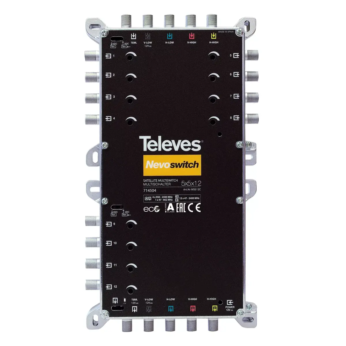 Satelīta multiswitch Televes MS512C Photo 2