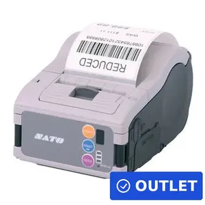 Sato MB2xxi Printer MB200i WITH BATTERY AND RUBBER BOOT (Industrial version)