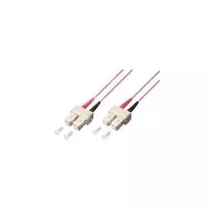 Fibre optic cable Lightwin LDP-50 SC-SC 2.0 OM4 2 m Magenta