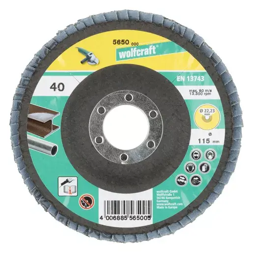 Диск шлифовальный wolfcraft GmbH 5653000 Photo 4