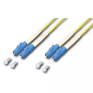 Fibre optic cable Lightwin LDP-09 LC-LC 1.0 1 m Yellow