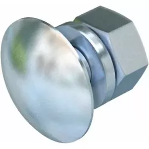 Flat Round Screw OBO Bettermann FRS 8x20 F with washer and nut