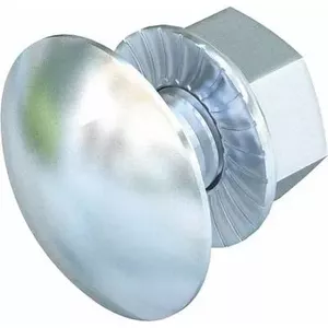 Flat Round Screw OBO Bettermann FRSB M6x16 Fire Galvanized – M6 x 16mm corrosion-resistant fastener