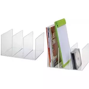 Catalog Stand Organizer Maul 1958505, 3 compartments, clear