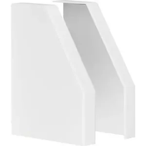 Hager L22399010 Kabeļu kanāla gala vāciņš 190 x 150 mm tīri balts RAL 9010