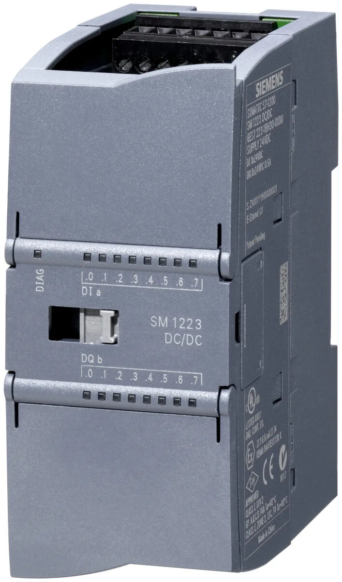 Siemens 6ES7223-1BH32-0XB0 programmējamā loģiskā kontroliera modulis