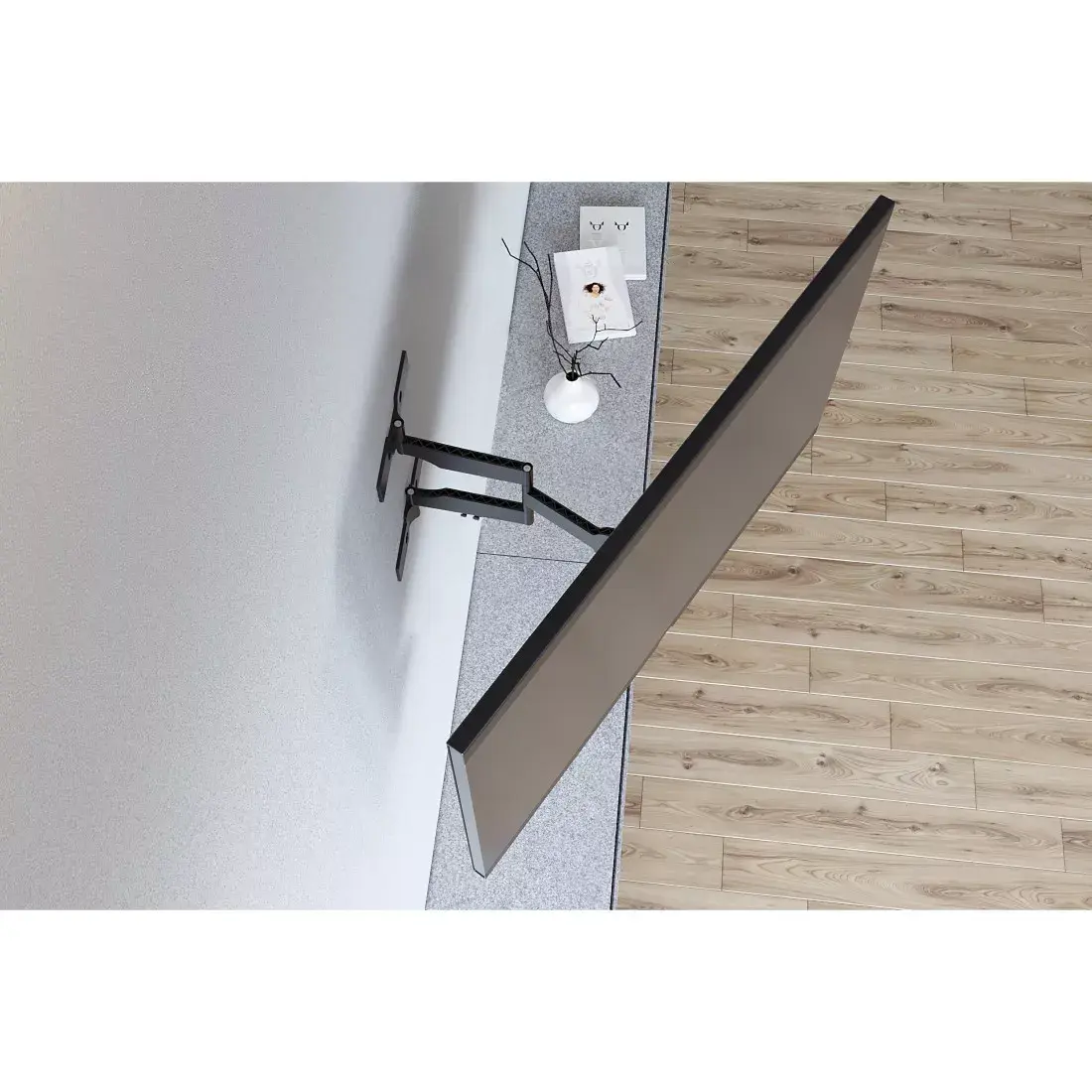 Wall Mount Hama Ultraslim Black Photo 8