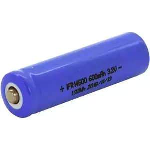 Rechargeable LiFePO4 battery Beltrona FR14500 14500, 3.2V 600mAh