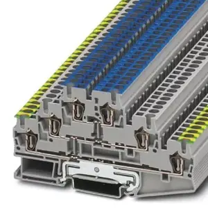 Phoenix Contact 3036084 ST 2,5-PE/L/N Spring-Cage Terminal Block, Grey