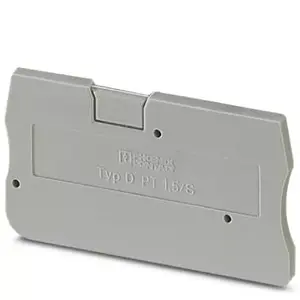 Phoenix Contact D-PT 1,5/S End Cover, Polyamide, Grey
