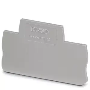 Phoenix Contact D-STTB 2.5 Terminal Block End Cover, Grey