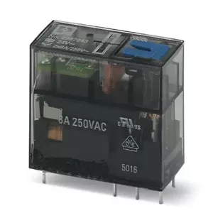Phoenix Contact 2987943 Electrical Relay, 24V DC, 2-Pole, 8A