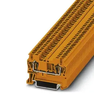 Phoenix Contact 3037012 2-Conductor Terminal Block, 0.08-1.5mm², Orange