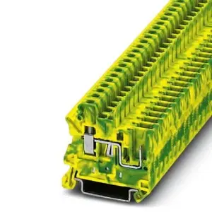 Phoenix Contact UT 4/ 1P-PE Protective Terminal Block, Screw/Plug-in, 4mm2, Yellow/Green