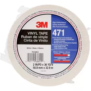 PVC līmlente 3M 471IW-W50-D, garums 33 m, platums 50 mm