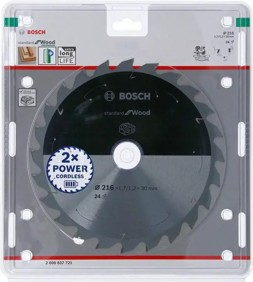 Пила дисковая Bosch 2608837721 Photo 2