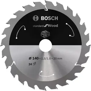 Пильный диск по дереву Bosch 2608837671, диаметр 140 мм, посадочное отверстие 20 мм