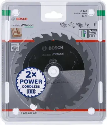 Пильный диск Bosch 2608837671 140 мм Photo 2