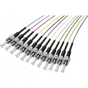 Fibre optic cable Hypertec 392256-HY 2m 12x ST Pigtail Multicolour