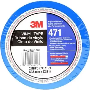 PVC Adhesive Tape 3M 471IW-BL50-D — 33 m length × 50 mm width, blue
