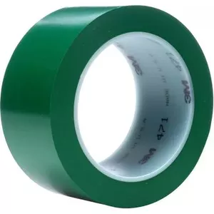 PVC Tape 3M 471F, 50 mm x 33 m, green – electrical insulation and marking tape