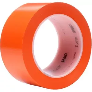 PVC Tape 3M 471F 50 mm x 33 m Orange — PVC insulating tape, 50mm width, 33m length