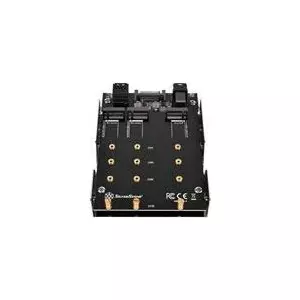 Mounting adapter SILVERSTONE SST-SDP12 for 2x M.2 SATA and 1x NVMe SSD