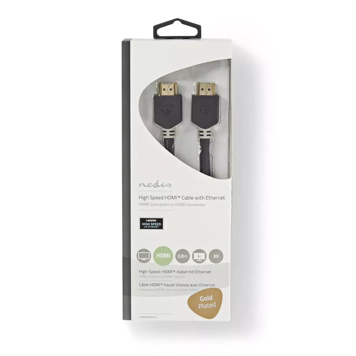 HDMI kabelis Nedis CVBW34000AT20 Photo 3