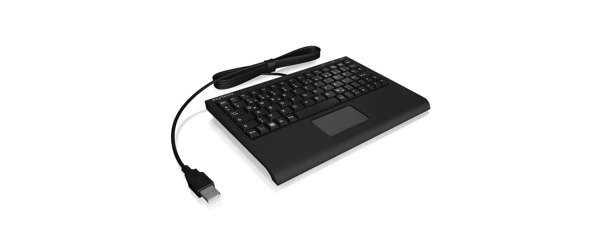 RAIDSONIC KeySonic ACK-3410 Mini USB QWERTZ keyboard Photo 2