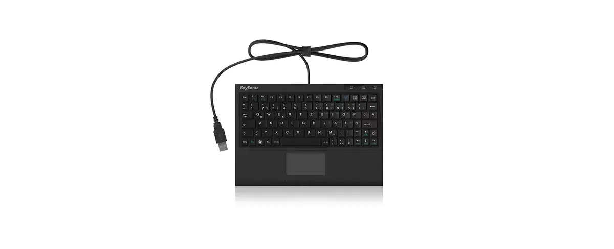 RAIDSONIC KeySonic ACK-3410 Mini USB QWERTZ keyboard Photo 4