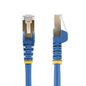 StarTech 7m CAT6a Ethernet Cable 10 Gigabit Shielded Snagless RJ45 100W PoE Patch Cord STP Blue