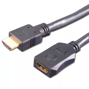 HDMI Cable e+p HDMV 402 2m Type A Male to Female Black