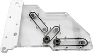 Side distribution plate for custom water cooling, Singularity Spectre 2.0 Elite Kit (SC-SPECTRE-ELITE-SIDE-WH)