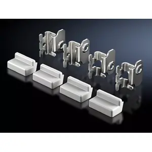 Mounting bracket Rittal SZ 2433.010 — stainless steel, light grey, 400 g, pack of 4