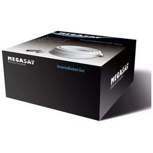 Coaxial Cable Megasat 100146 20 m F White