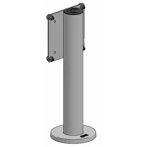 Fixed Height Monitor Mount ergonomic solutions SAFEGUARD04 — VESA 75/100 compatible, fixed-height desk bracket