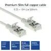 Pārejas kabelis ACT Grey 0.25m LSZH U/FTP CAT6A Photo 2