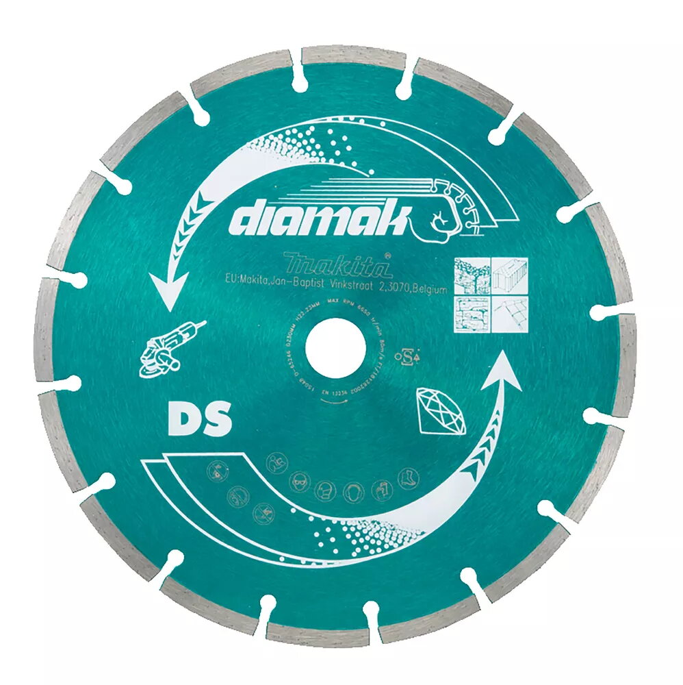 Segmentēts dimanta asmens Makita D-61145, D-61145