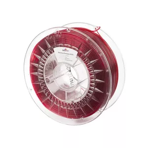 3D drukas materiāls Spectrum PETG 1.75 mm 1 kg — PETG sarkans (caurspīdīgs)
