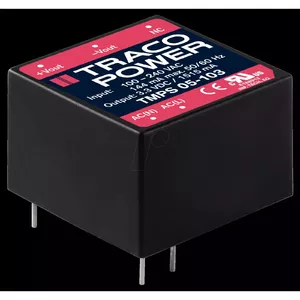 AC/DC module TracoPower TMPS 05-124 — input 85–264 V AC, output 24 V DC